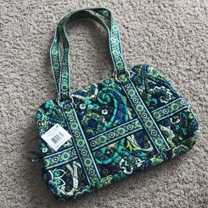 Vera Bradley Squared Away Rhythm & Blues Bag